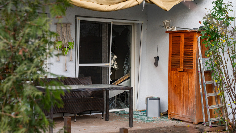 Kaputte Terassentür in Hanau