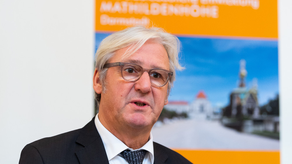 Der scheidende Darmstädter Rathauschef Jochen Partsch (Grüne).