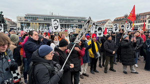 Demonstration erinnert an Opfer des Anschlags in Hanau