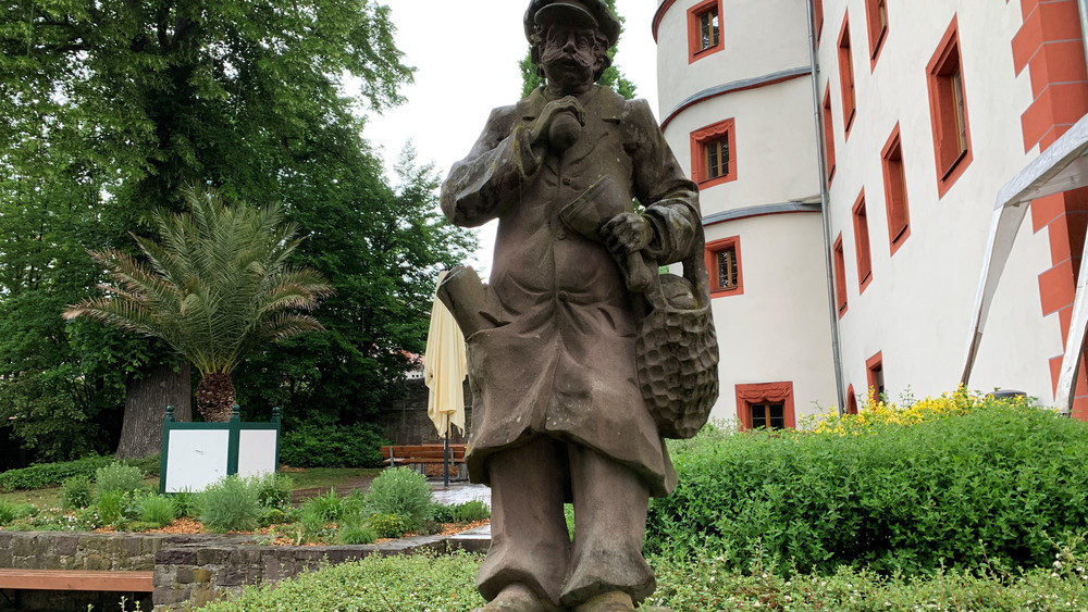 Der "Eichenzeller Weckfresser" ist das Maskottchen der Gemeinde. 