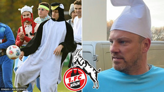 Karneval in Köln: Schlumpf Kwasniok gibt Party-Befehl