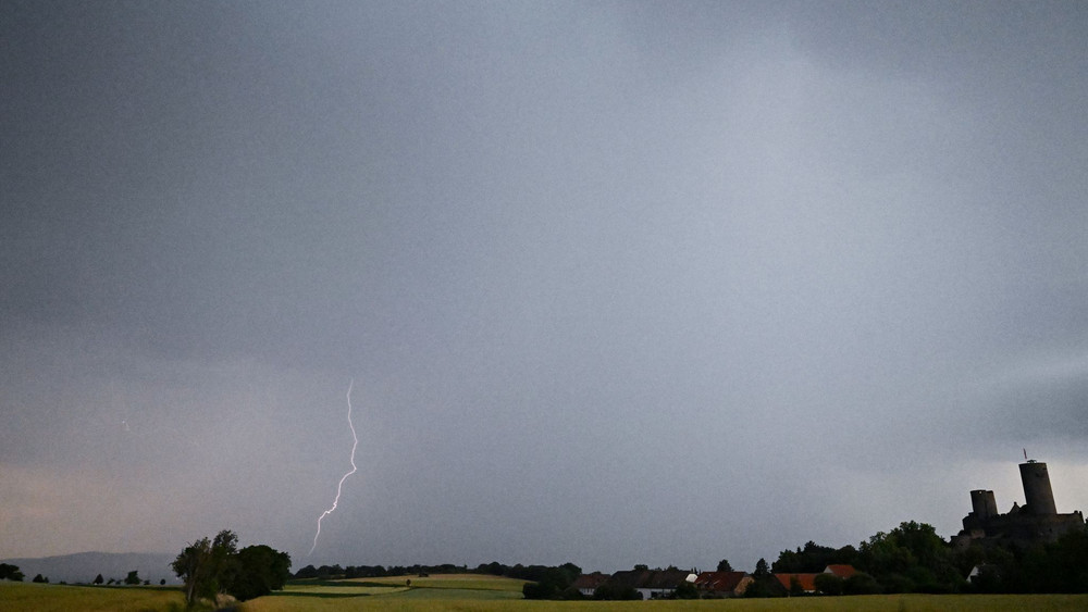 Gewitter über Hessen