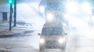 Schneefront sorgt für Unfälle und Kälte