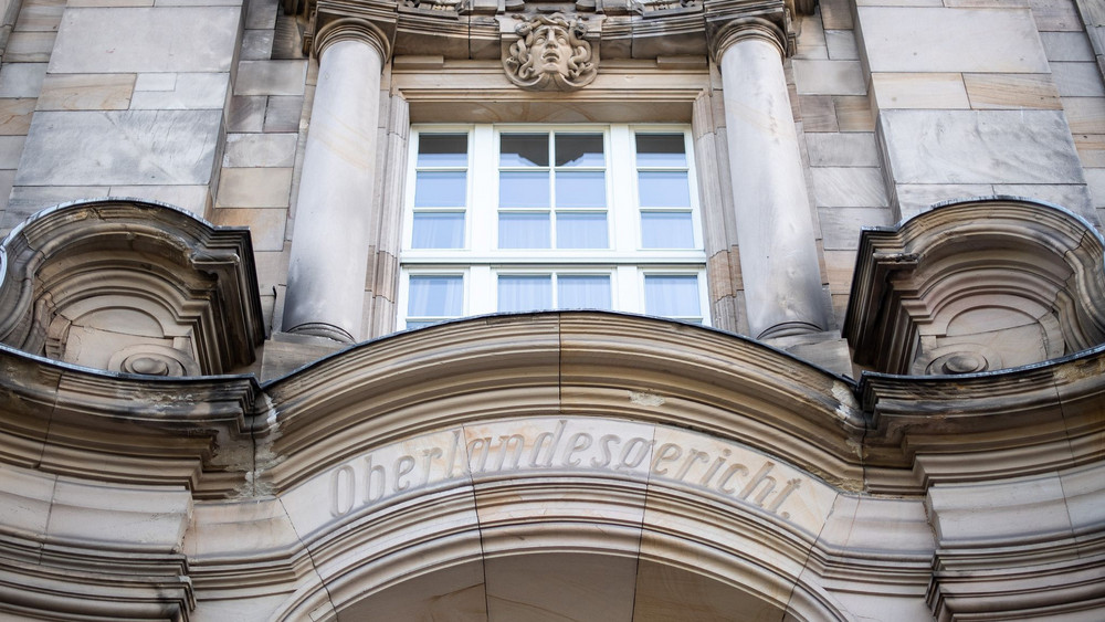 Die Fassade des Oberlandesgerichts Düsseldorf
