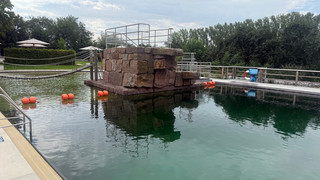 Schwimmbadwoche in Gudensberg mit Arschbomben-Contest