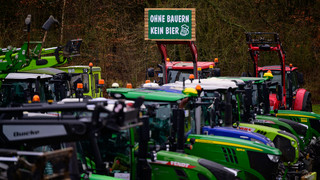 Protest der Landwirte: 300 Fahrzeuge zu Konvois angemeldet
