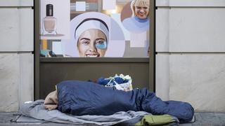 Obdachlosenhilfe in Frankfurt bei Dauerfrost