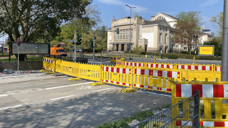 Baustelle am Berliner Platz in Gießen ist endlich fertig