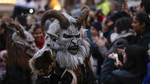 Krampuslauf in München: Gruselige Vorweihnachtsstimmung