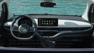 Sonderserie Fiat 500 Hybrid Dolcevita - das Interieurdesign