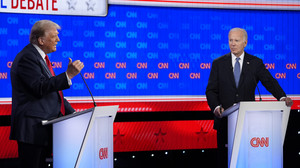 Trump und Biden liefern sich Schlagabtausch im ersten TV-Duell