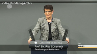 Frühere Bundestagspräsidentin: Rita Süssmuth ist gestorben