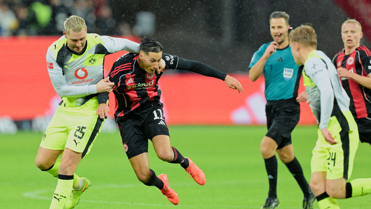 Ebnoutalib trifft bei SGE-Debüt: Eintracht mit 3:3 gegen BVB