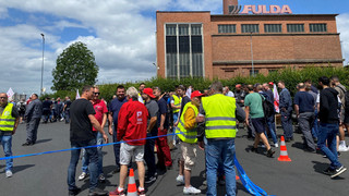 Goodyear in Fulda: Protest gegen Stellenabbau