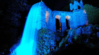 Freitag und Samstag beleuchtete Wasserspiele im Bergpark Wilhelmshöhe