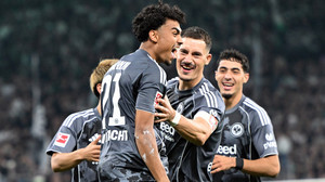 Eintracht Frankfurt mit Sieg bei Borussia Mönchengladbach