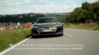 Das leistungsstärkste Serienfahrzeug von Audi - der neue RS e-tron GT performance