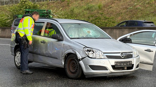 Auto nach Verfolgungsjagd auf A5 bei Weiterstadt gestoppt