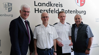 Hersfeld-Rotenburg: Maximilian Will neuer Kreisbrandmeister
