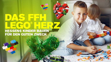 Das FFH LEGO® Herz: bauen für den guten Zweck