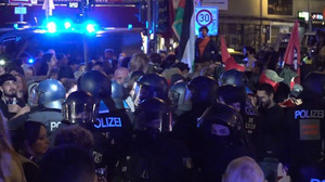 Polizei beendet Palästina-Demo in Berlin: 30 Festnahmen