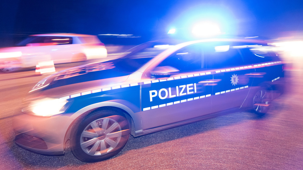 Polizei Streifenwagen Blaulicht Fahndung