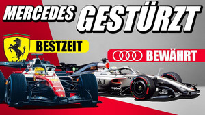 F1 Stotter-Start: Audi schlägt zurück, Hamilton stürzt Mercedes