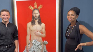 Zu sexy, um fromm zu sein? Skandal-Jesus in Wetzlarer Galerie am Dom