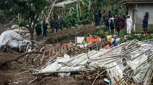 Erdrutsch in Indonesien – viele Tote und Vermisste