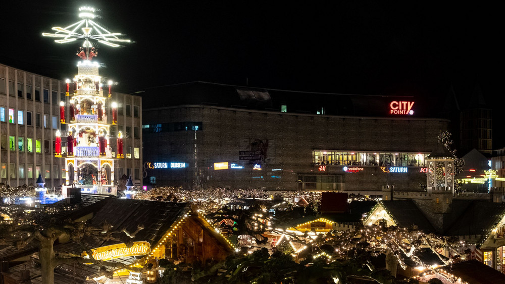 So sah es beim Weihnachtsmarkt in Kassel im vergangenen Jahr aus. (Archivbild)