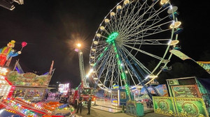 Stromausfall in Usingen: Menschen stecken in Riesenrad fest