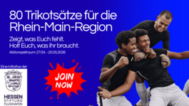 Hessen Stiftung Flughafen - 80 Trikotsätze für die Rhein-Main-Region