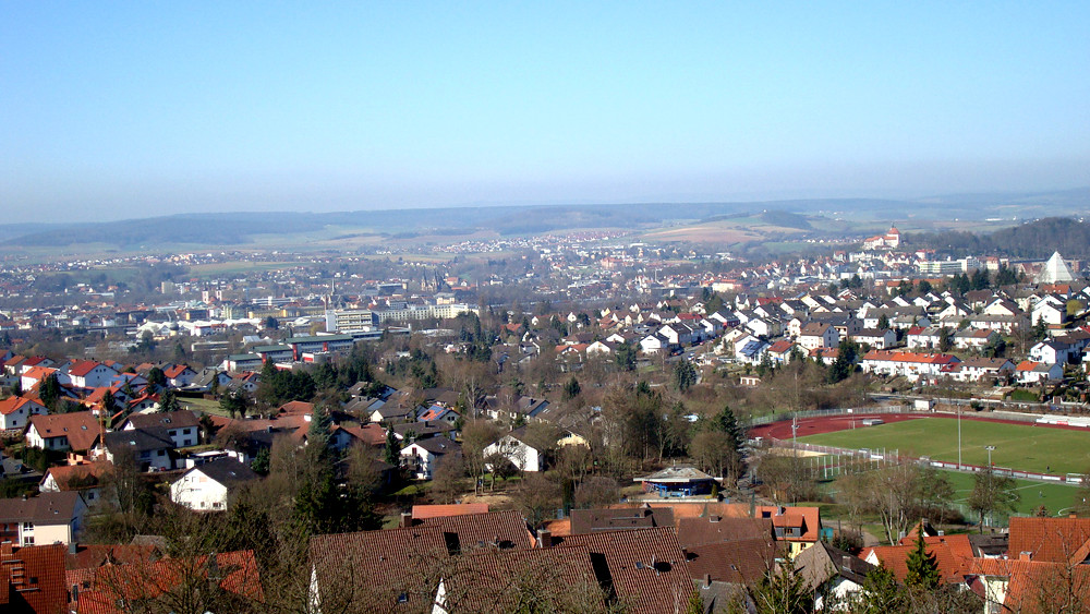 Lioba-Kirche Petersberg: Der schönste Blick auf Fulda