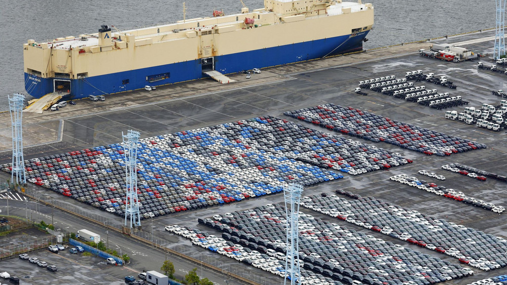 Trump Zölle - Auto-Terminal Yokohama