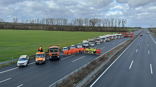 Nach Mega-Vollsperrung auf A7: weiterhin Tempo 80