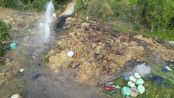 Waldbrand in Bornheim nur knapp verhindert: Hunderte Heuballen in Flammen