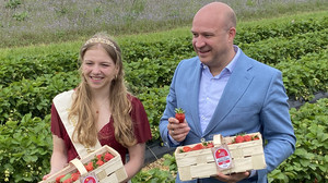 Erdbeersaison 2026 in Hessen gestartet: Auftakt mit Krönung