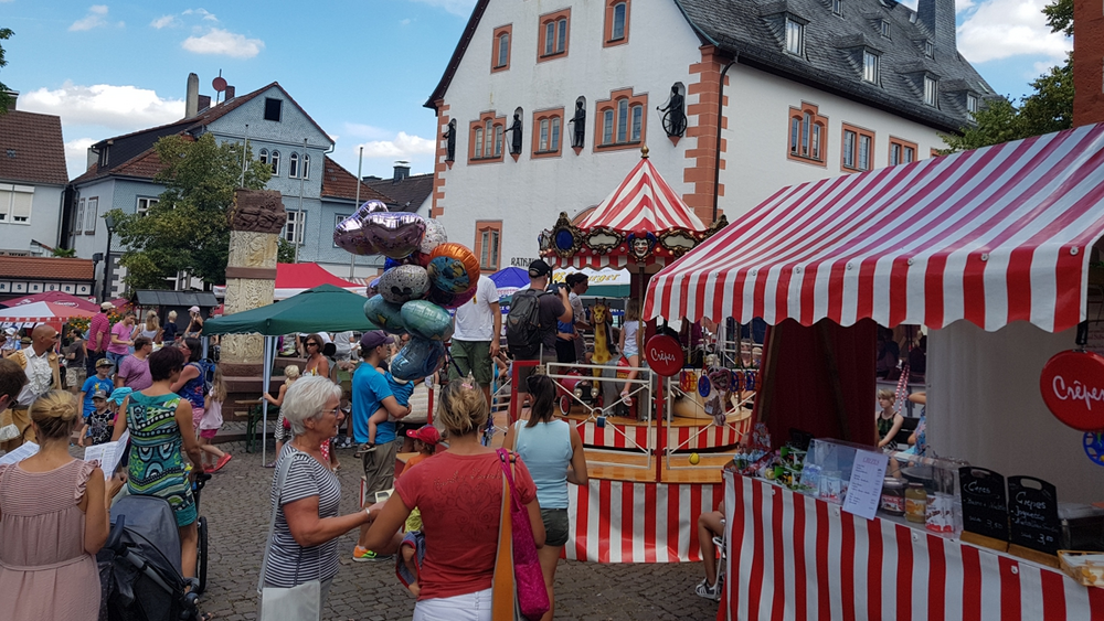 Einer der vergangenen Märchensonntage in Steinau an der Straße. 