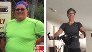 „Manche gucken ziemlich erstaunt“: Mit kuriosem Fahrrad nimmt Lyn 40 Kilo ab