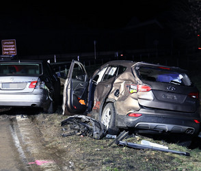 A3-Verfolgungsjagd endet bei Hösbach mit Unfall: 2 Verletzte