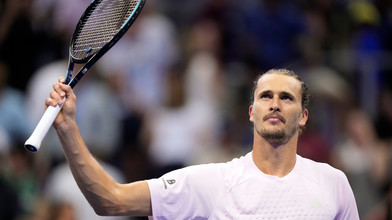 Alexander Zverev steht im Viertelfinale der US Open