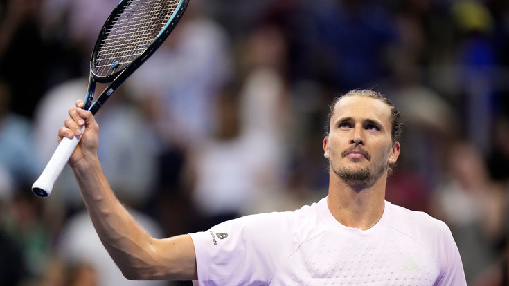 Alexander Zverev steht im Viertelfinale der US Open