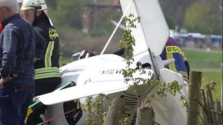 Kleinflugzeug-Absturz in Hamm: Pilot lebensgefährlich verletzt