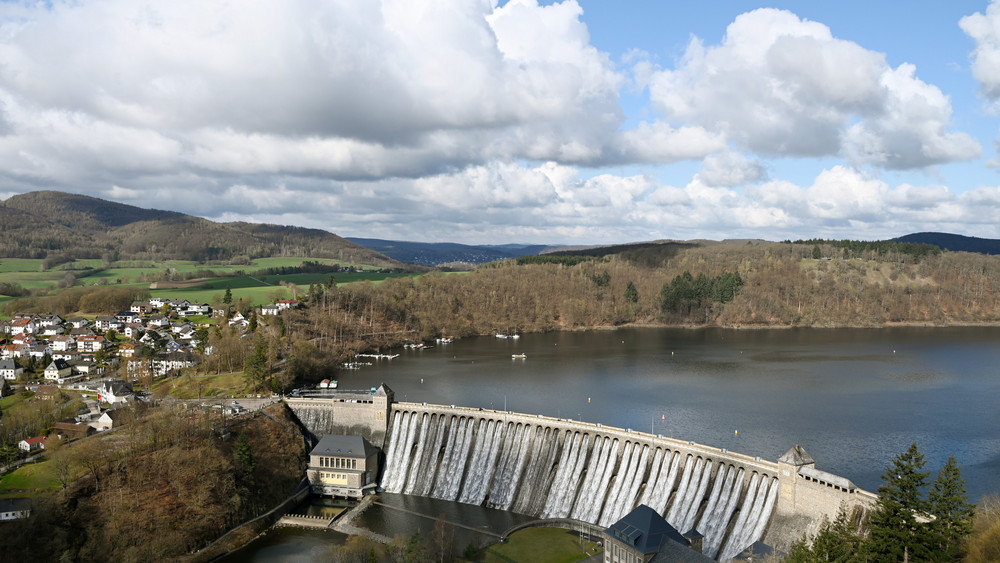 Edertalsperre am Edersee in Edertal.