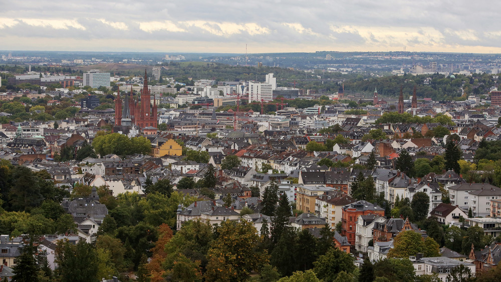 Wiesbaden - die Stadt im Grünen - lockt viel Touristen an