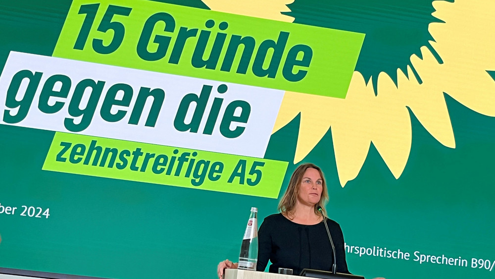 Trägt Gründe gegen einen A-5-Ausbau vor: Die verkehrspoitische Grünen-Sprecherein Katy Walther