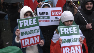 Rufe nach Freiheit: Solidaritätsprotest in Frankfurt