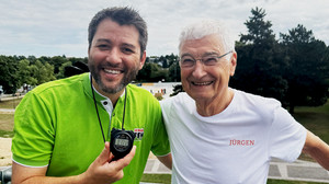 Mit 84 Jahren die Treppen des Empire State Buildings hoch