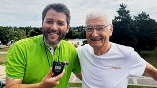 Mit 84 Jahren die Treppen des Empire State Buildings hoch