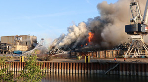 Brandgeruch in Rhein-Main kam von Feuer in Mannheim